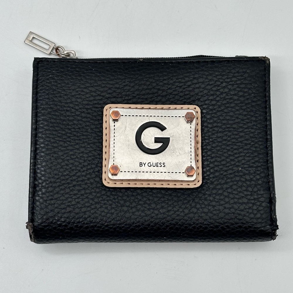 G Logo by Guess Bi-Fold Black Wallet